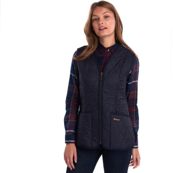 Barbour Betty Liner Interactive  Navy Blue NWT - Picture 4 of 8